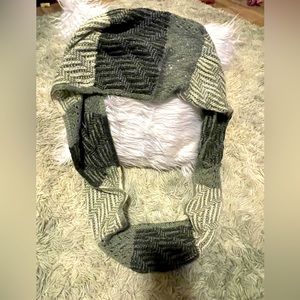 Greys ombre full circle scarf, OS